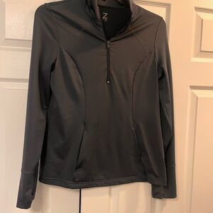 Z Zella Quarter-Zip Pullover gray L